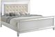 New Classic® Home Furnishings Valentino White Queen Panel Bed-0