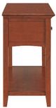Whittier Wood® Furniture McKenzie Glazed Antique Cherry Sofa Table-4