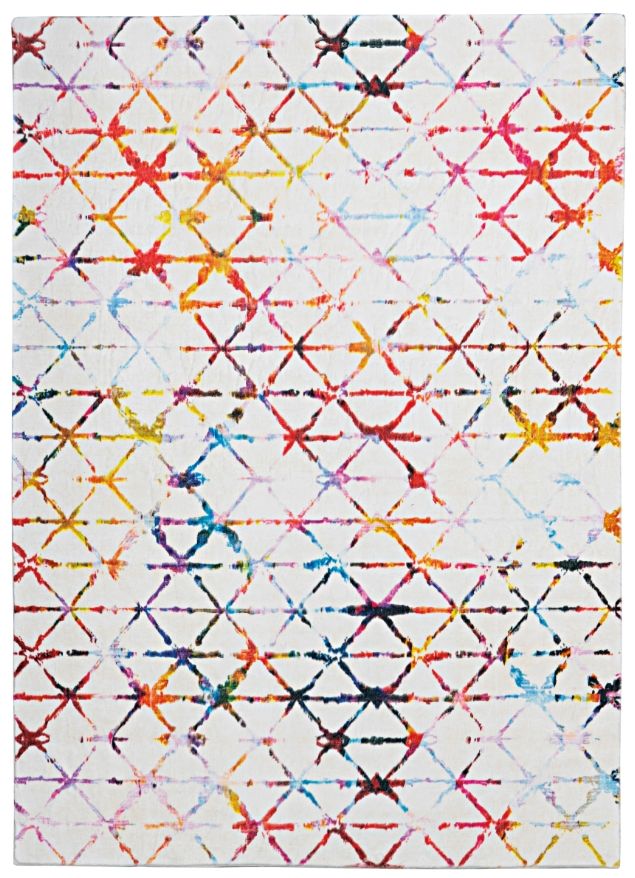 Linon Motif Printed Faux Rabbit Felix 5'x7' Area Rug-0