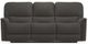 La-Z-Boy® Turner Charcoal Leather Power Wall Reclining Sofa-1
