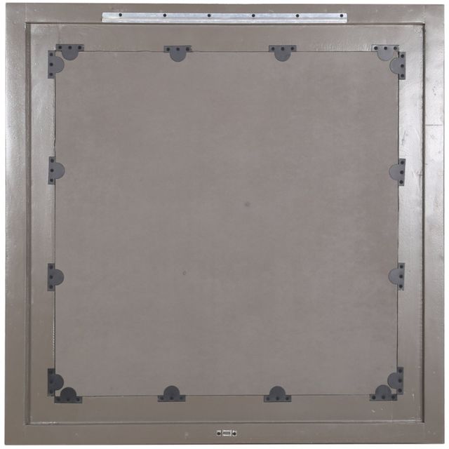 Parker House® Crossings Serengeti Sandblasted Fossil Grey Wall Mirror-2