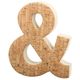A & B Home Orange Ampersand Decor-0
