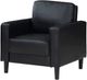 Coaster® Ruth Black Upholstered Track Arm Accent Chair-2