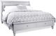 aspenhome® Cambridge Light Gray Paint Queen Sleigh Storage Bed-0