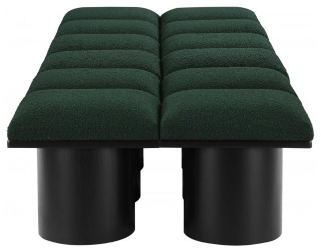 Meridian Furniture Pavilion 12-Piece Green/Black 108" Modular Bench Set-2