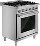 Bosch® 500 Series 30” Stainless Steel Freestanding Gas Range-2