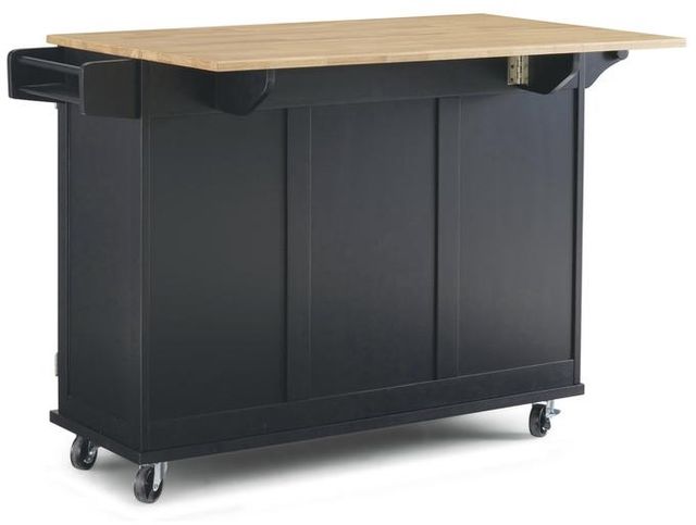 homestyles® Dolly Madison Black Kitchen Cart-2