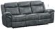 Furniture of America® Agata Dark Gray Manual Reclining Sofa-0