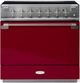 AGA™ Elise 36" Stainless Steel Pro Style Induction Range with Cranberry Door-0