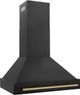ZLINE Autograph Edition 36" Black Stainless Steel Wall Mounted Range Hood-1
