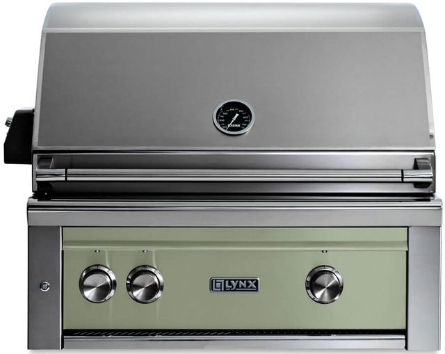 LYNX® Professional 2-Burner Desert Sage Built-In Natural Gas Grill with Rotisserie-0