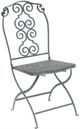 A & B Home Gray Metal Outdoor Folding Chair-0