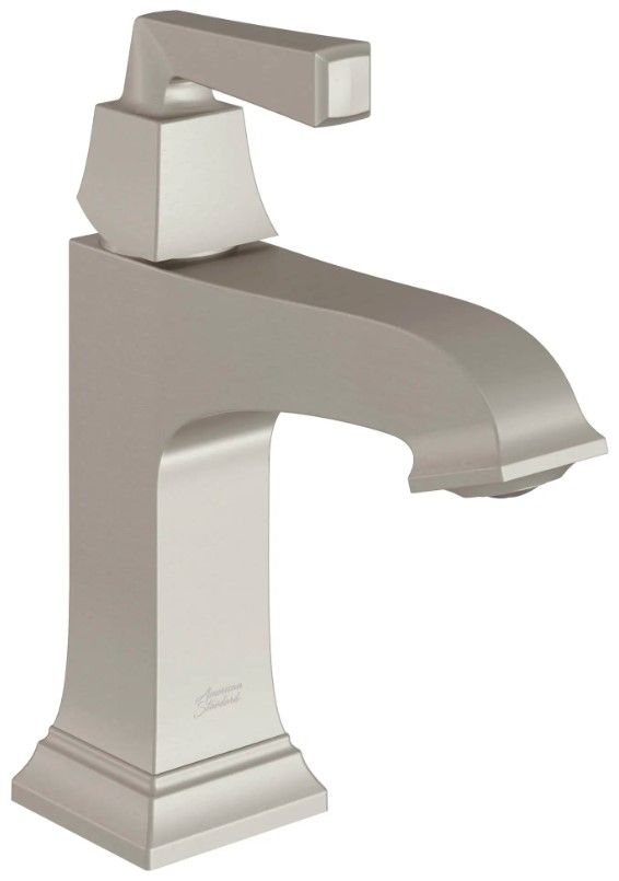 American Standard Town Square® S Brushed Nickel Single Hole Single-Handle Bathroom Faucet with Lever Handle-0