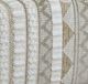 Furniture of America® Clapham Beige/Ivory Ottoman-2