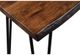 Jofran Inc. Nature's Edge Chestnut 72" Sofa Counter Dining Table with Black Base-4