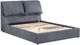 Coaster® Laurel Charcoal Grey Upholstered King Platform Bed-1