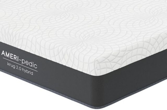 American Wholesale Furniture Krug 2.0 Hybrid 14" Plush Tight Top Full Mattress-1