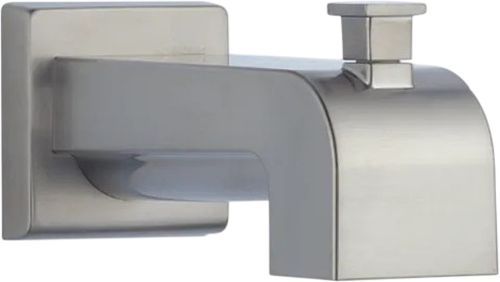 Delta Arzo® Stainless Pull-Up Diverter Tub Spout-0