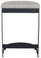 Uttermost® Maude Java Black/Taupe Gray Steel Outdoor Counter Stool-3