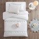 Olliix by Mi Zone Kids Tessa White Twin Tassel Comforter Set-2