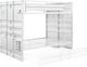 ACME Furniture Cargo White Full/Full Bunk Bed-0