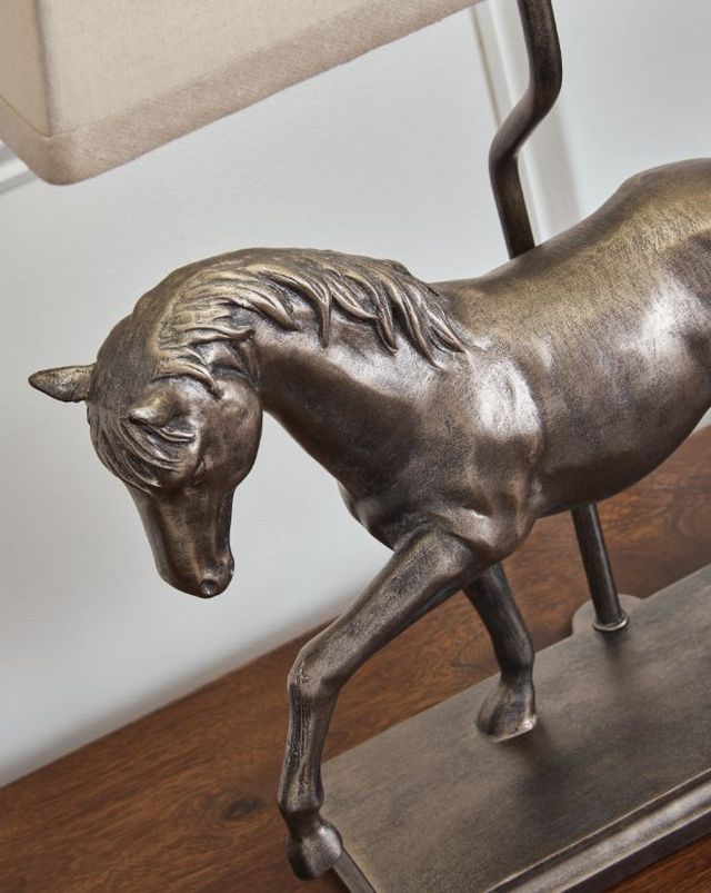 Signature Design by Ashley® Sandorman Antiqued Bronze Poly Table Lamp-2