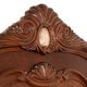 Michael Amini® Cortina® Honey Walnut California King Sleigh Bed-3