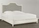 Bassett® Furniture Bella Aged Whitestone Full Upholstered Panel Bed-0