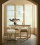 Hooker® Furniture Banyon Bay Desert Oak Counter Gathering Table with Brushed Brass Base-1