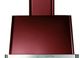 Ilve® Majestic II Series 30" Burgundy Wall Mount Convertible Hood-0