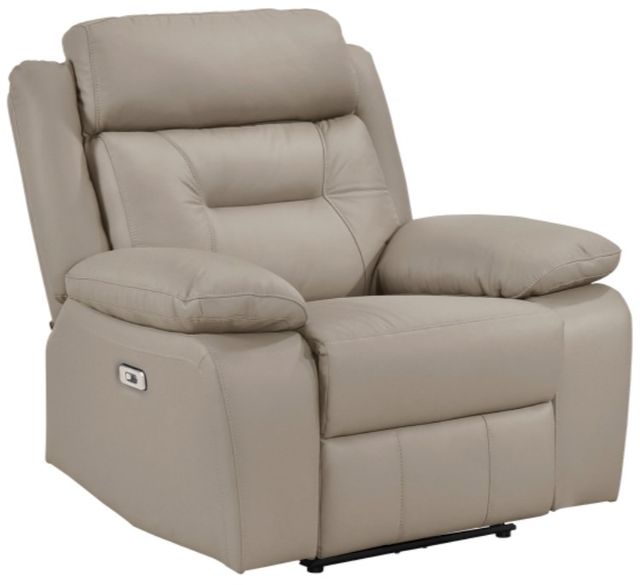 Homelegance® Laconia Latte Power Recliner-0