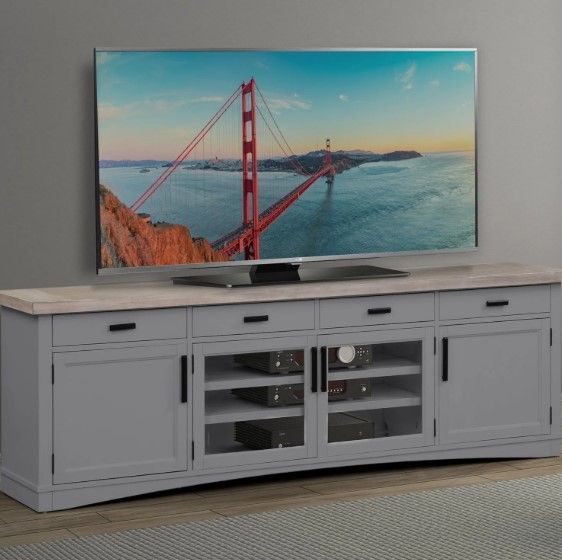 Parker House® Americana Modern Dove TV Console-1