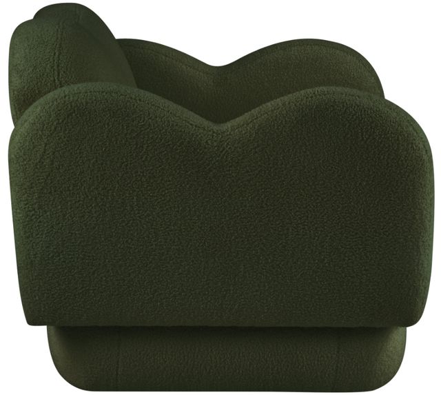 Meridian Furniture Bloom Green Teddy Fabric Accent Chair-2