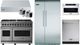 Viking® 6 Piece Stainless Steel Dual Fuel Kitchen Package-0