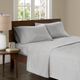 Olliix by Madison Park Grey Full 3M Microcell Print Sheet Set-2