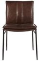 Classic Home Mayer 2-Piece Brown Dining Chair Set -2