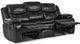 Mazin Furniture Bastrop 2 Piece Black Reclining Sofa & Loveseat Set-3