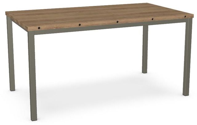 Amisco Customizable Bennington Solid Birch Counter Height Table with 1.63" Thick Tabletop-0