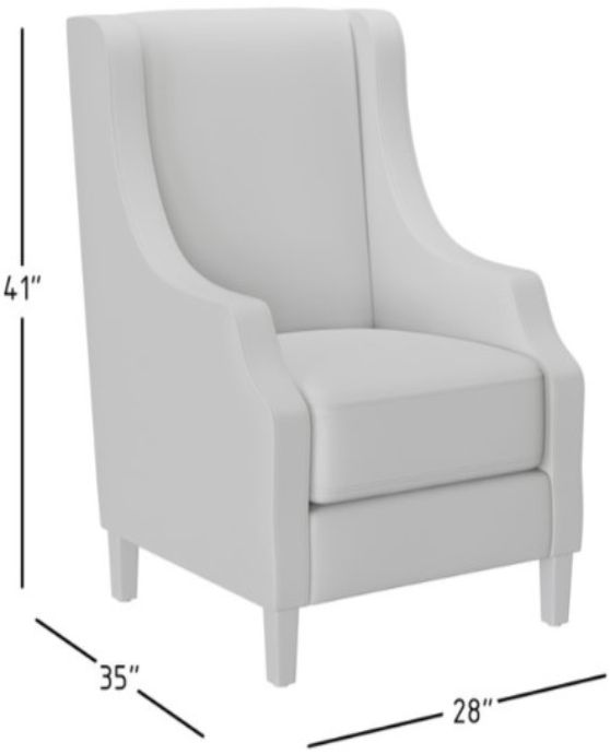 Jofran Inc. Westbrook Slate Accent Chair-2