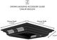 ZLINE Black Stainless Steel Crown Molding with Built-in Bluetooth Speakers-1