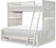 Legacy Kids Teen Summer Camp Stone Path Gray Twin/Full Bunk Bed-2