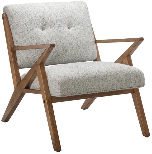 Olliix by INK+IVY Light Grey Rocket Lounge Chair-1