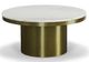 VIG Furniture Modrest Rocky Gold/White Coffee Table-1