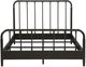 Coaster® Rocco Dark Bronze Queen Open Frame Panel Bed-4