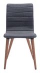 Zuo® Jericho Gray Dining Chair-2