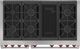 Wolf® 48" Stainless Steel Pro Style Dual Fuel Range and Infrared Charbroiler-1