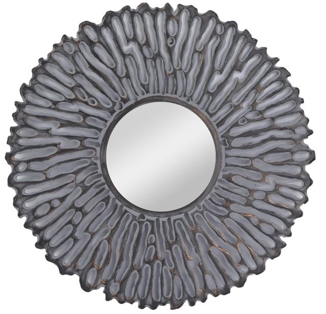 Deco Marche Gray Starburst Wall Mirror-0