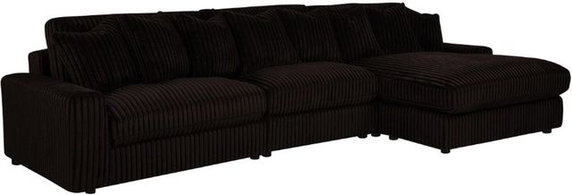 Coaster® Blaine 3-Piece Chocolate Brown L-Shaped Sectional with Chaise-0