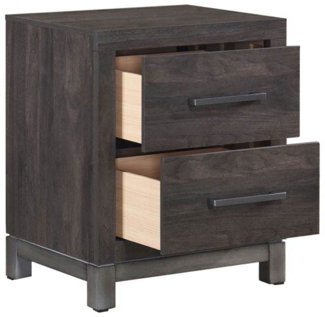 Homelegance® Zephyr Antique Silver/Brownish Gray Nightstand-3