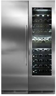 Perlick® Chrome 24" Right Hinge Glass Door-1